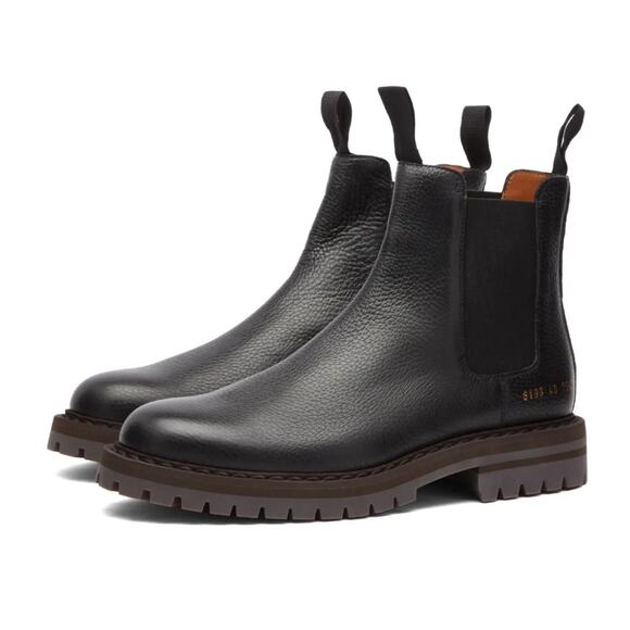 WOMAN BY COMMON PROJECTS Leather Chelsea Boot Made in Italy 37 7.5 Farfetch $745 - Picture 1 of 9